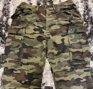 LCKR Men's Woodland Camo Ripstop Cargo Pants